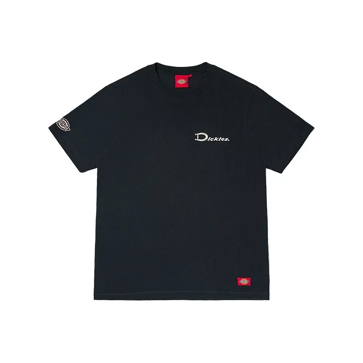 Dickies Тяжелая футболка унисекс черного цвета