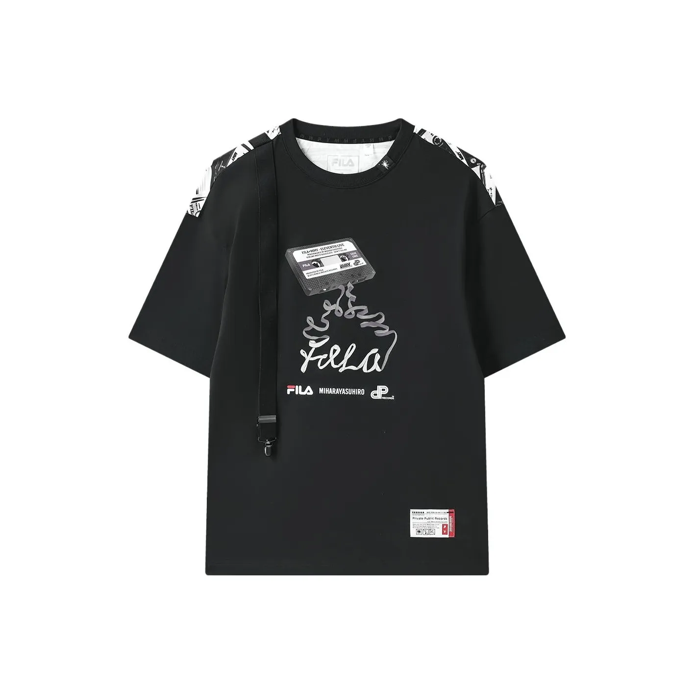 FILA MIHARA YASUHIRO Collaboration Collection Рубашка Мужская Черная
