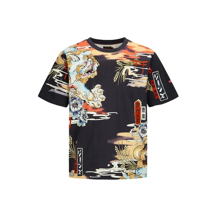 EVISU Многоцветные Мужские T-рубашки