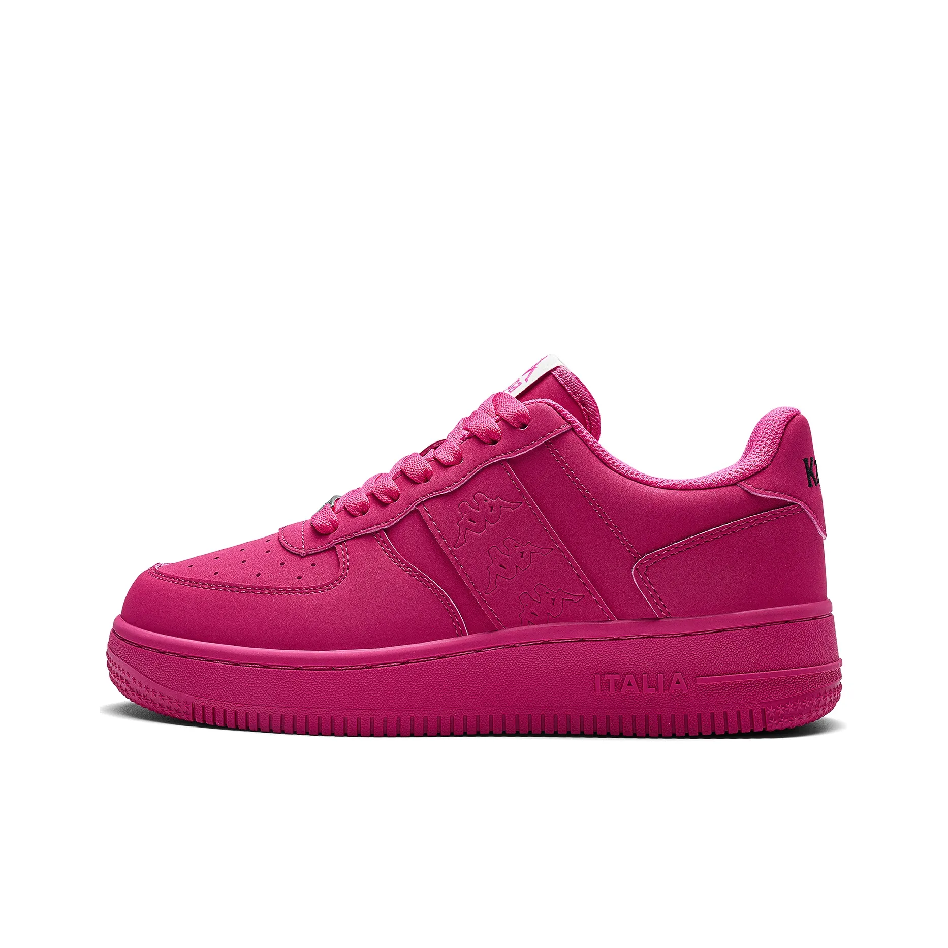 Kappa Anti-Slip Wear-Resistant Low-Top Skateboard Shoes Unisex Cherry Red