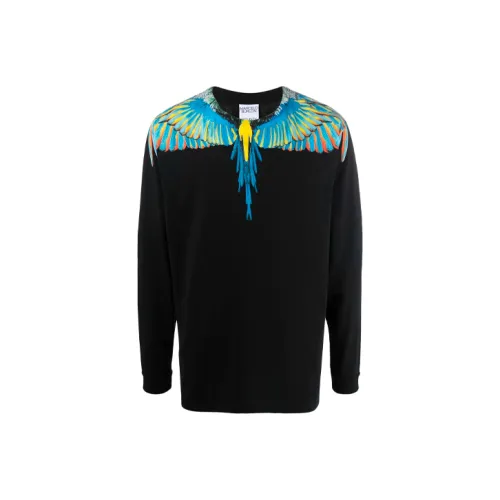marcelo burlon Черная Мужская Рубашка