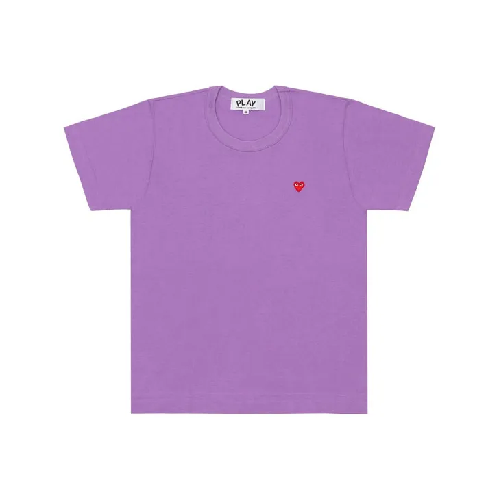 CDG Play Фиолетовый Унисекс T-рубашки