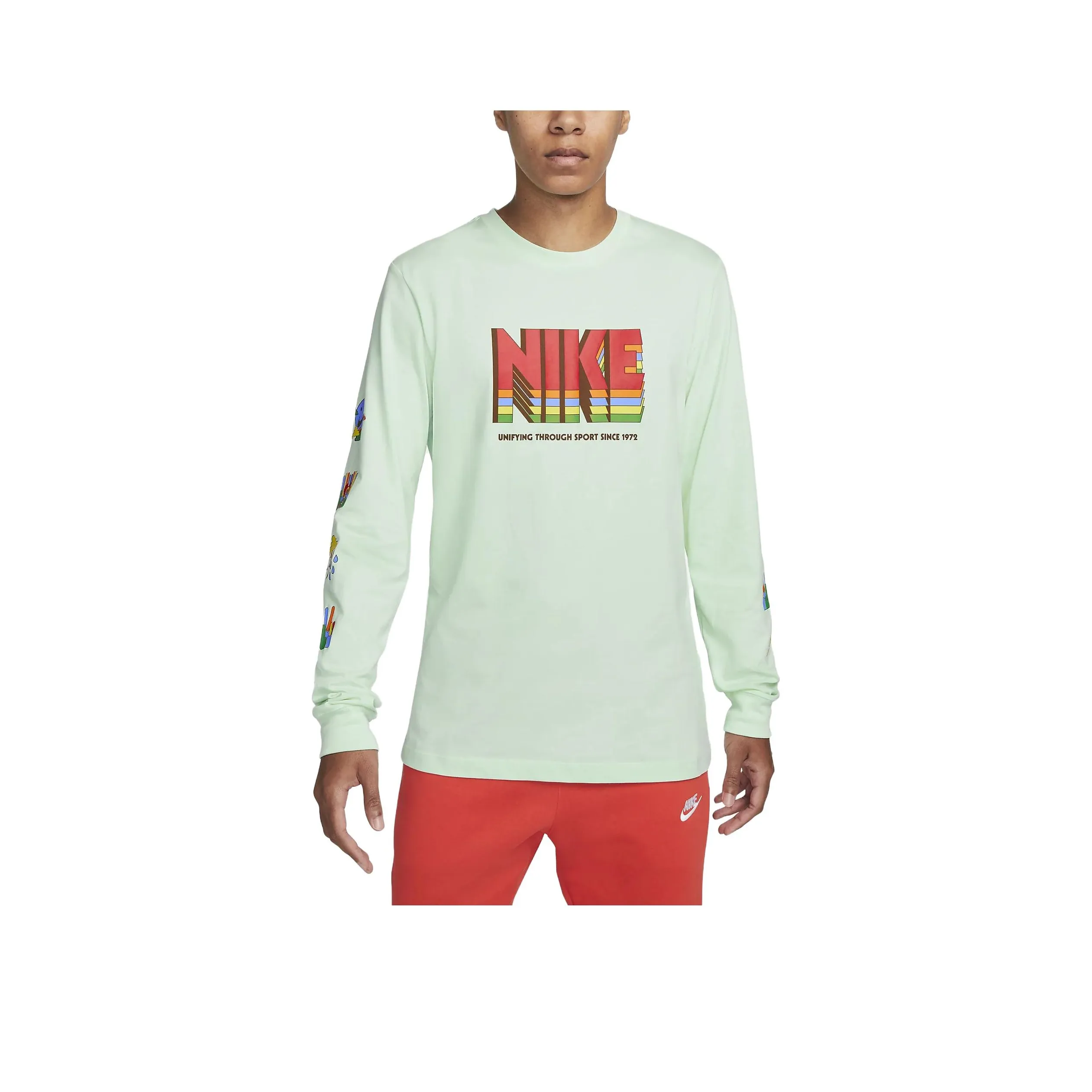 Nike T Shirts Men's Mint Green