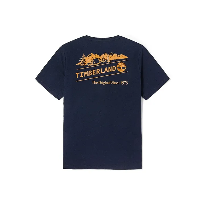 Timberland T-Shirt Мужской Темно-сапфировый