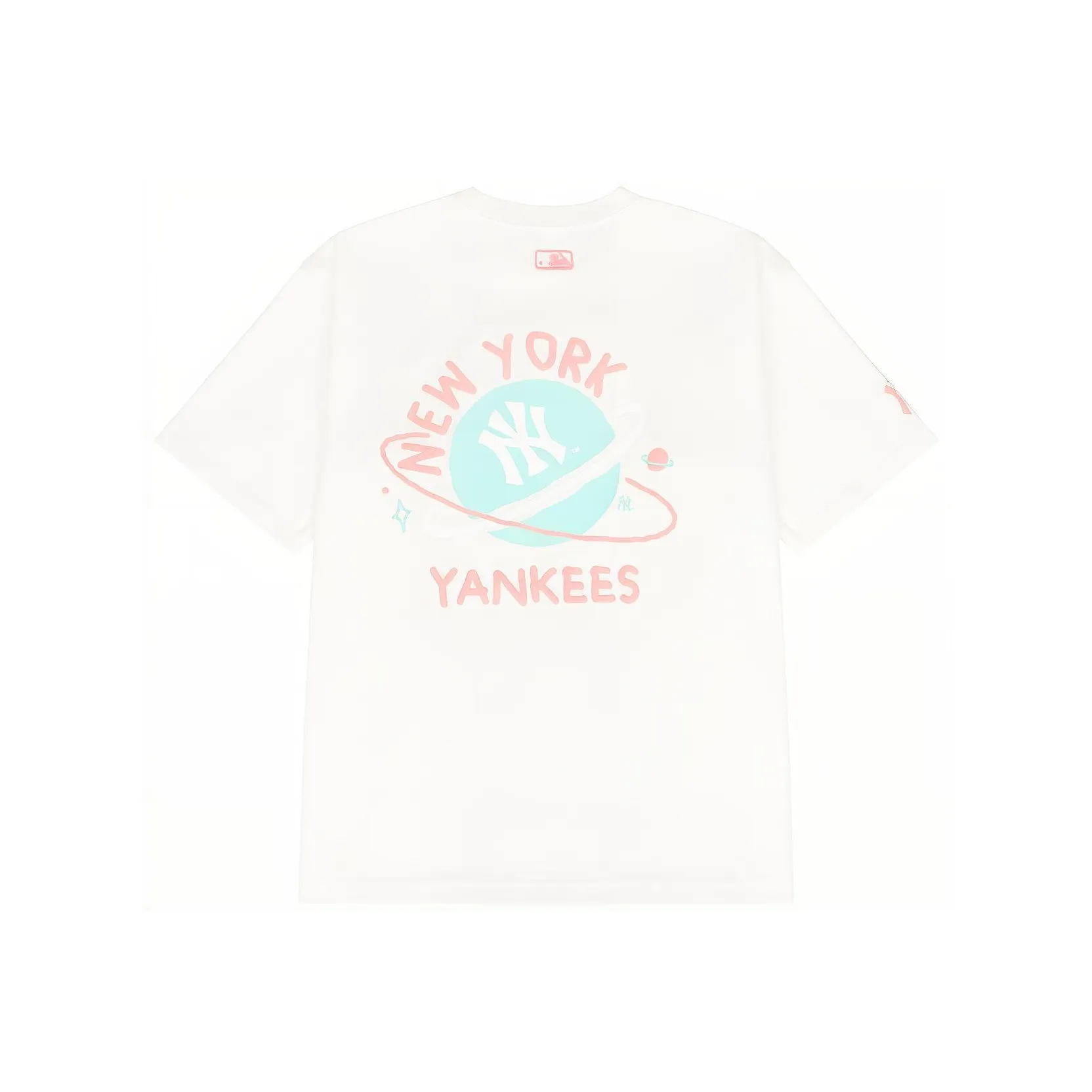 MLB Drop Shoulder Sleeve T-Shirt Unisex Cream