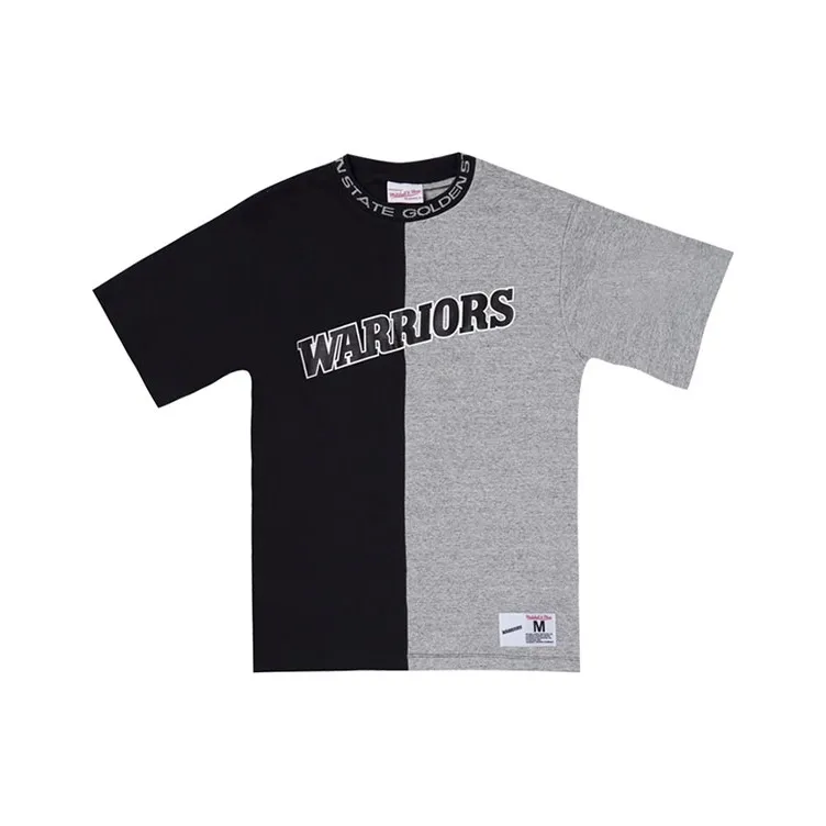 Mitchell & Ness T Shirt Unisex Black Gray