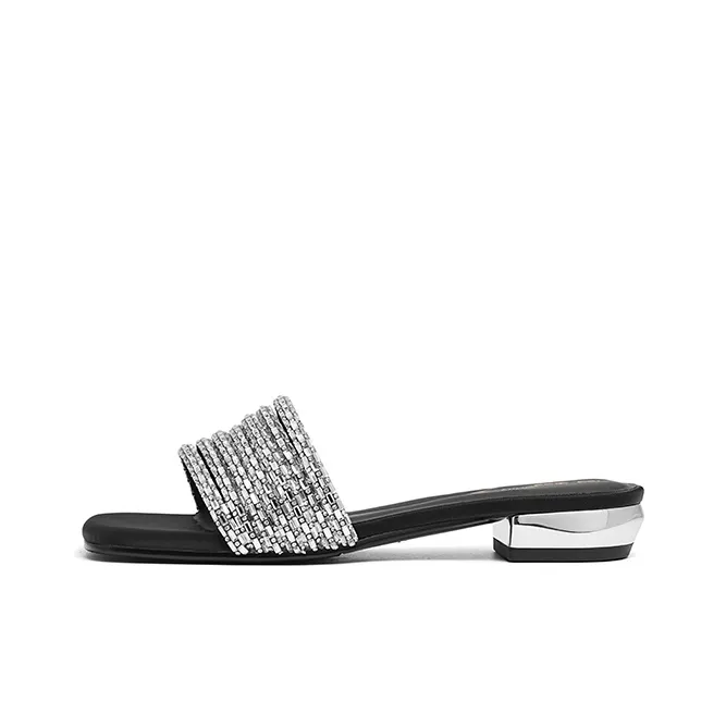 RED DRAGONFLY Резиновая подошва стразы слипоны женские