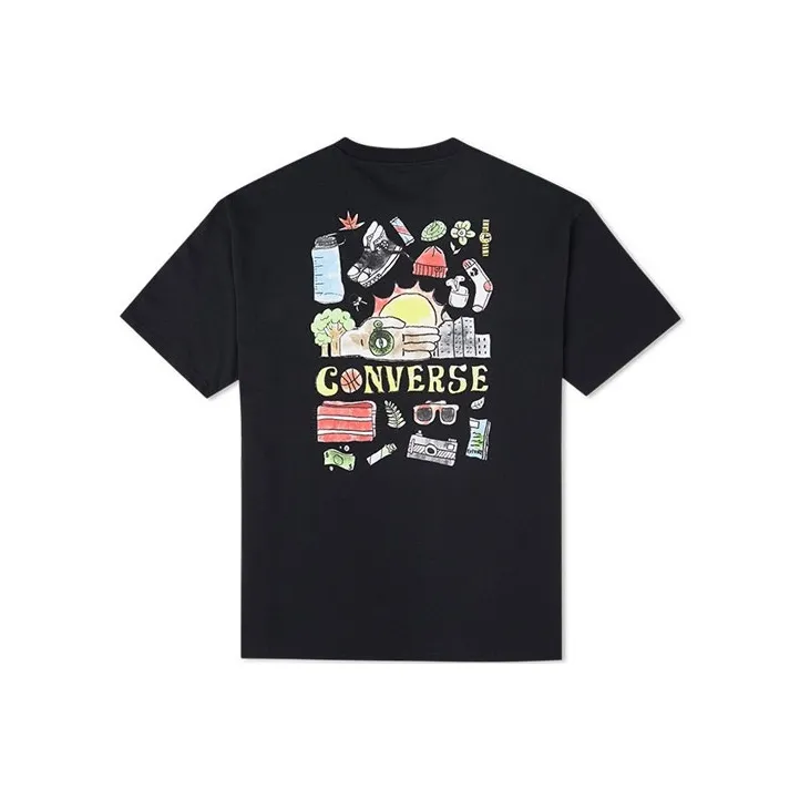 Converse DAYLIGHT KIT T Shirts Men's Black