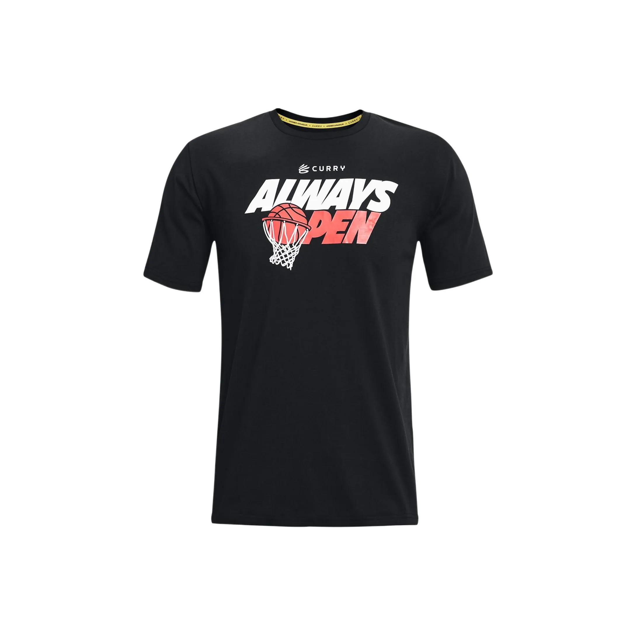 Under Armour Set in Sleeve T Shirt Men's Black