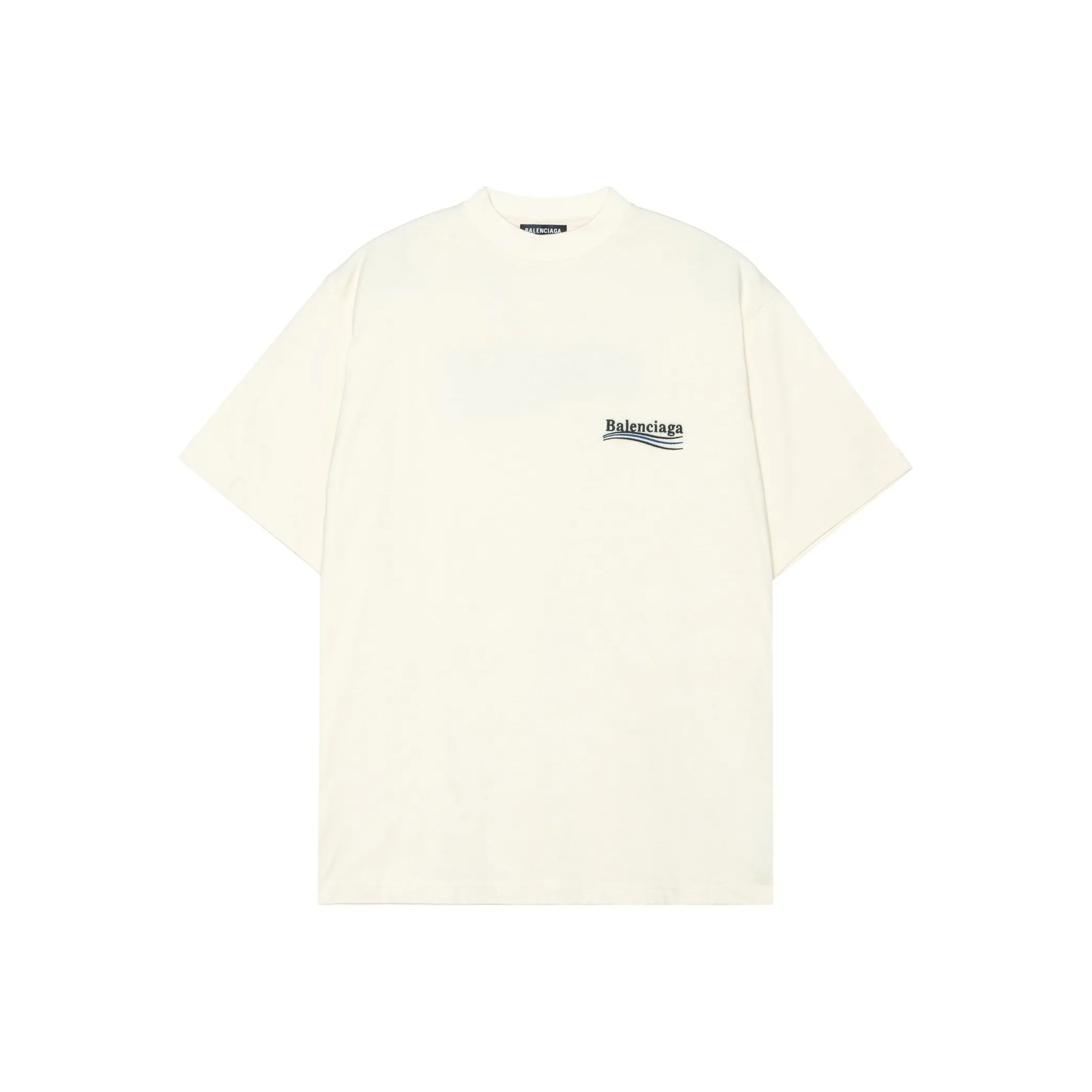 Balenciaga Political Campaign Бежевый Мужской T-Рубашки