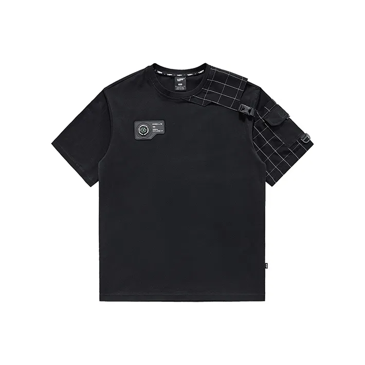 VIP Elbow Length Sleeved T Shirt Unisex Black