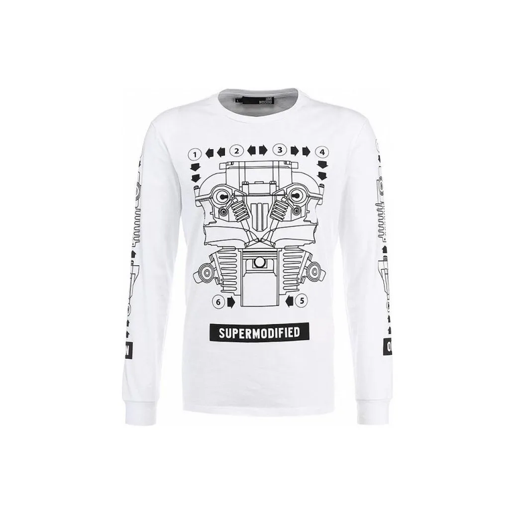 LOVE MOSCHINO T Shirts Men's White