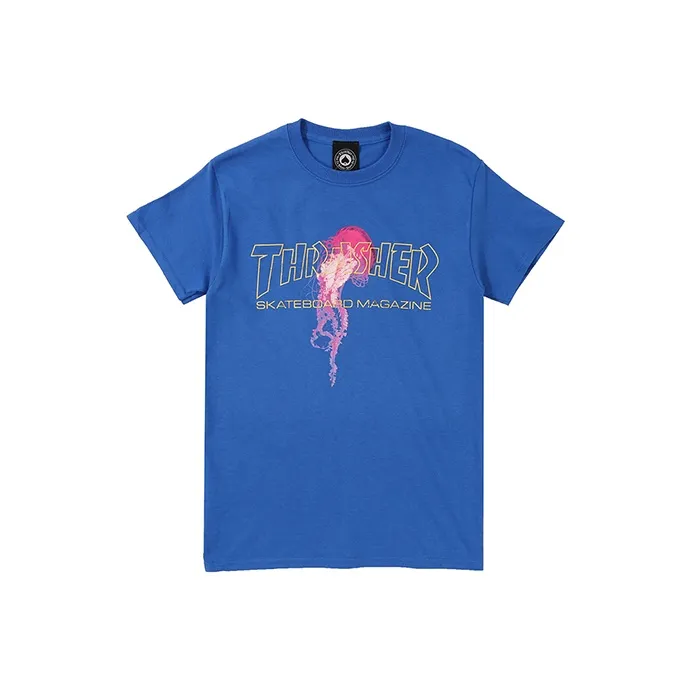 Thrasher Синие Унисекс Футболки