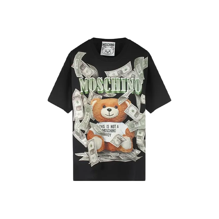 MOSCHINO T Shirts Unisex Black