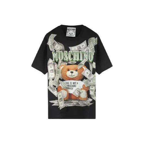 MOSCHINO Черная унисекс футболка
