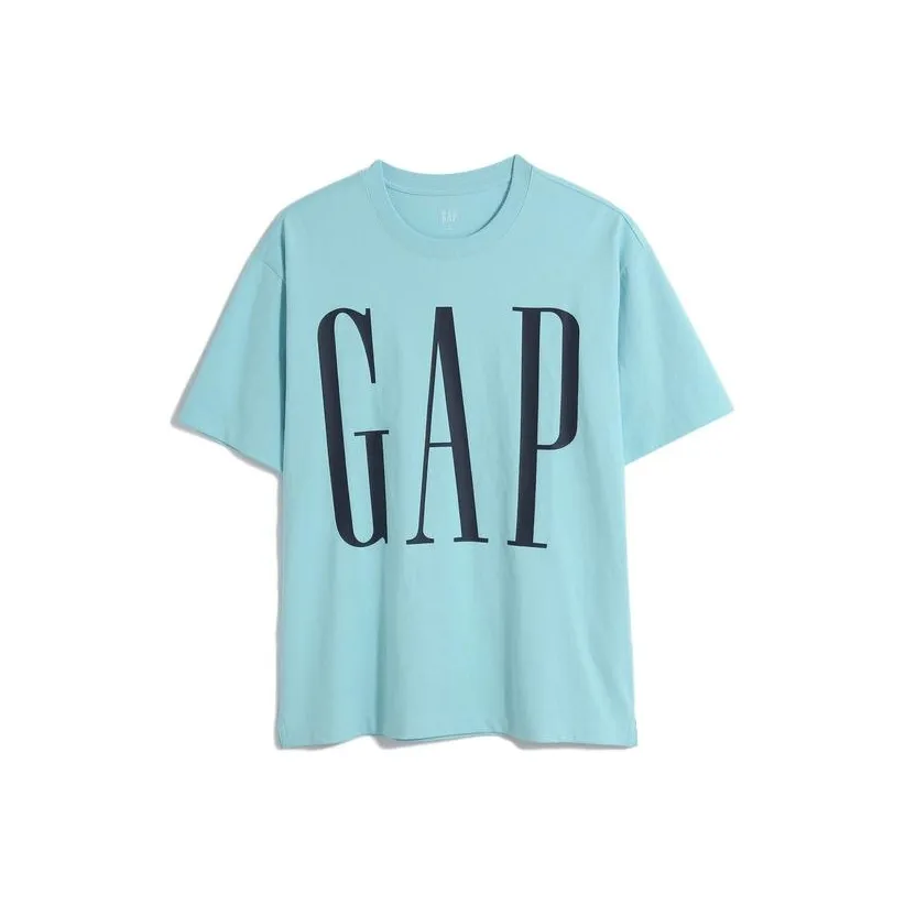 GAP T Shirts Unisex Light Blue