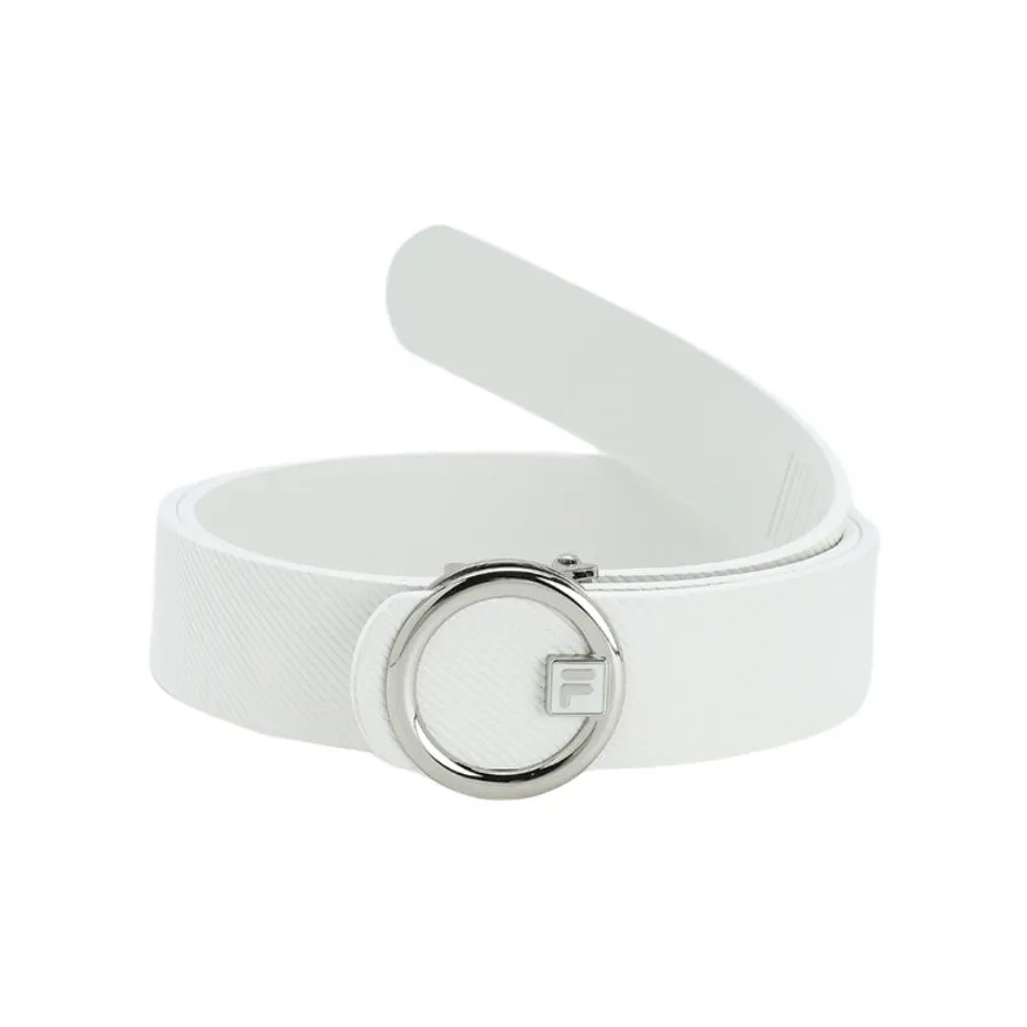FILA Ремни из коровьей кожи Женские Белые 2,9CM