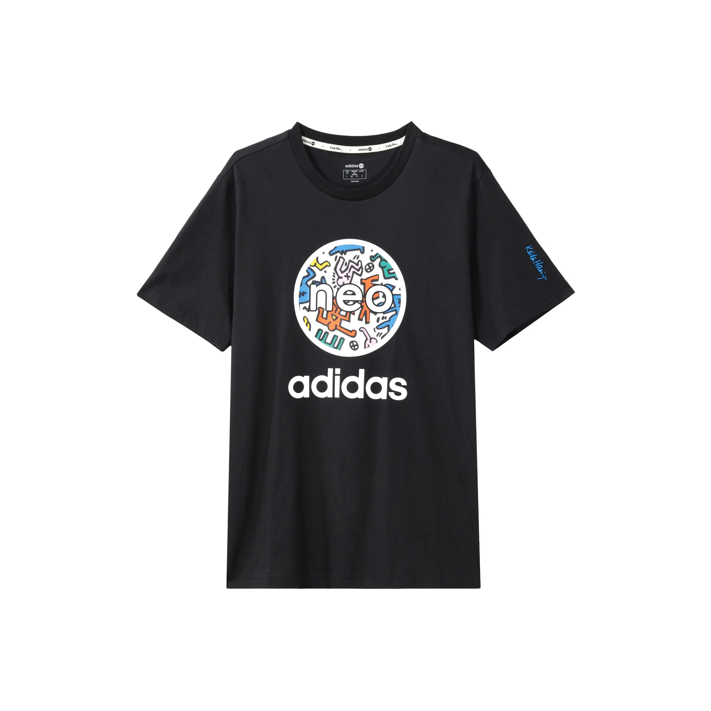 Adidas Neo x · Keith Haring T Shirt Unisex Black