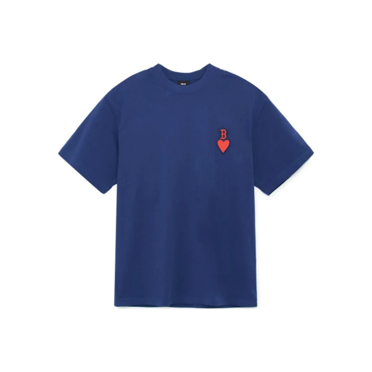 Mlb Base Logo SS23 Heart Series Темно-синяя Мужская T-рубашка