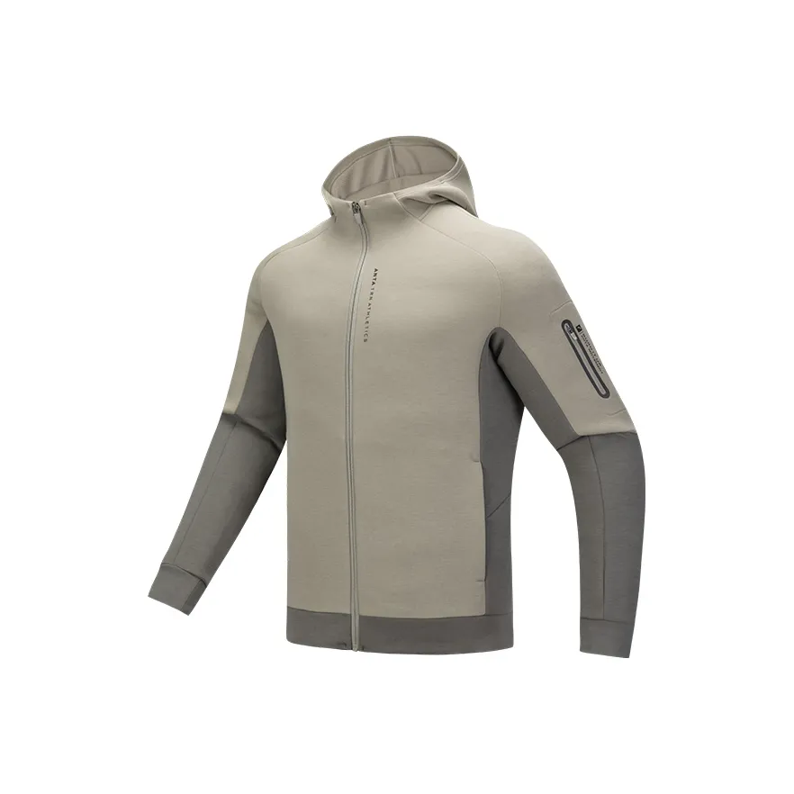 Anta Variety Training Collection Jackets & Coats Men's Mung Bean/Dark Irrigated Green