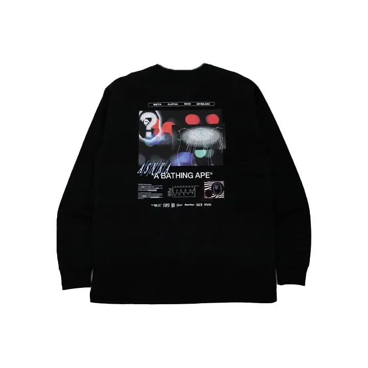 A BATHING APE Голова Series T Рубашка Унисекс