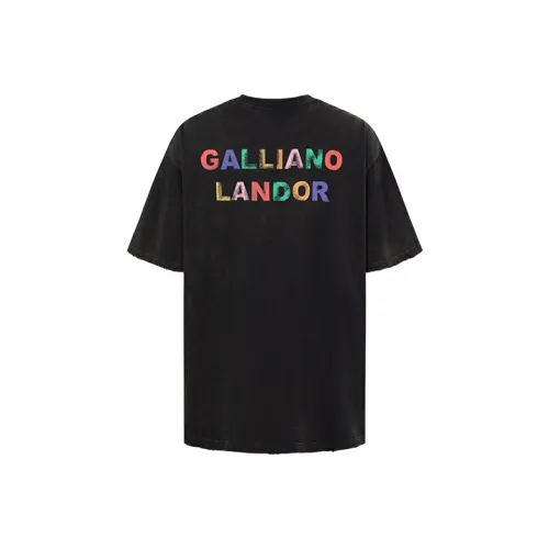 GALLIANO LANDOR Черная Мужская Рубашка