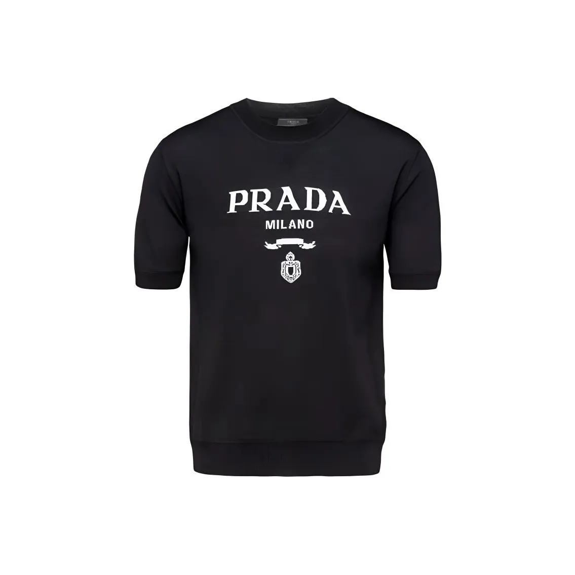 PRADA Logo intarsia Wool Jumper