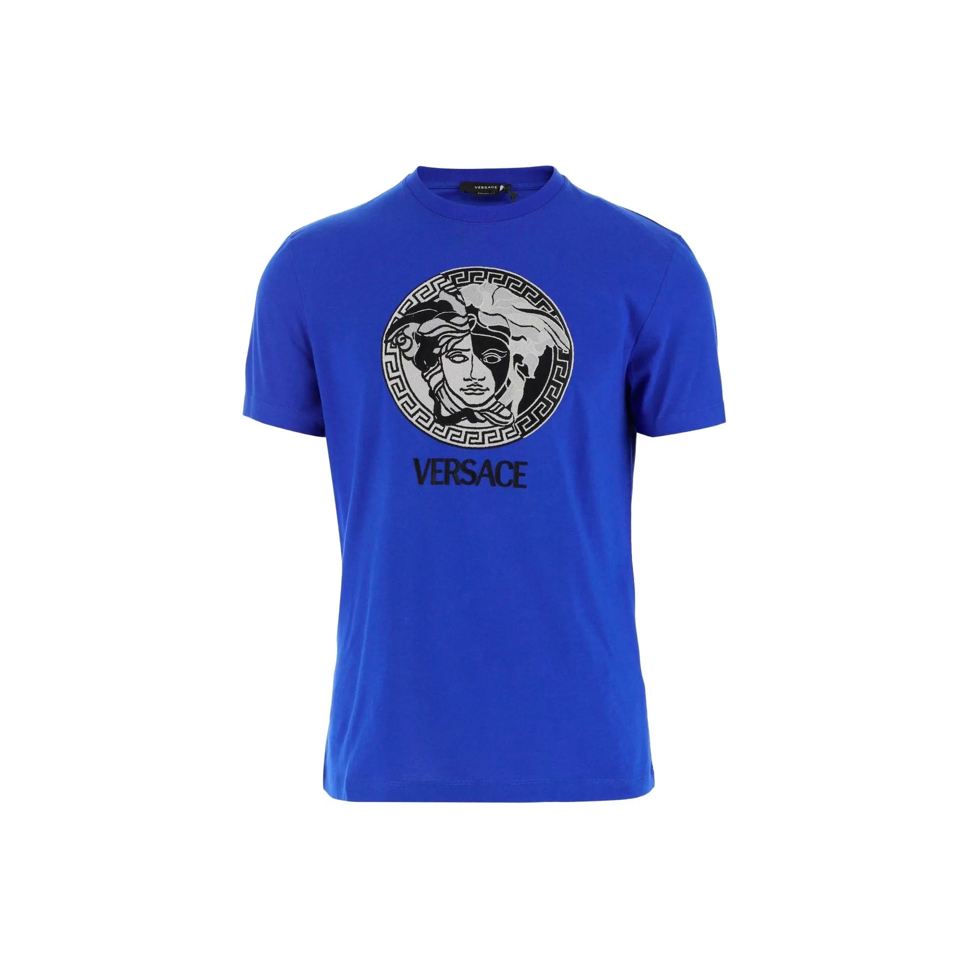 VERSACE SS23 T Рубашка Мужская Синяя
