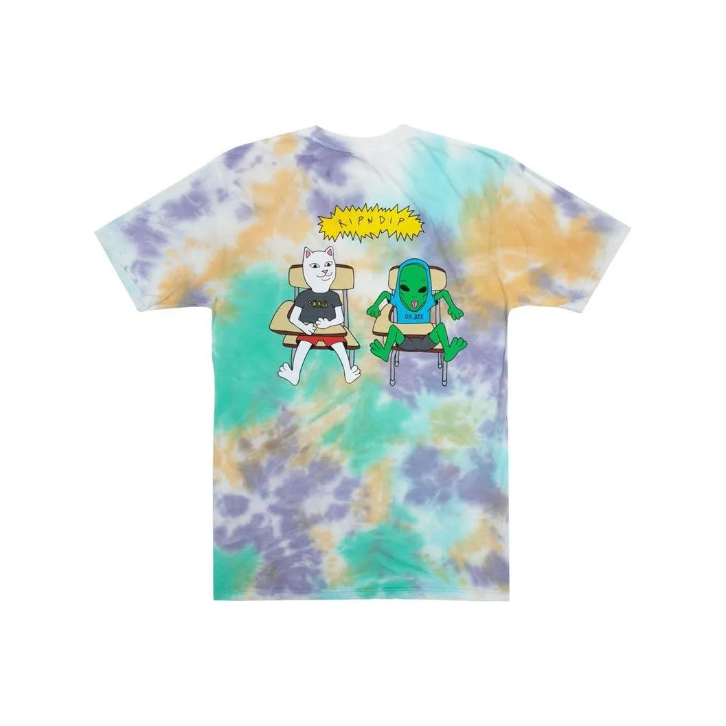 RIPNDIP совместная футболка мужская многоцветная