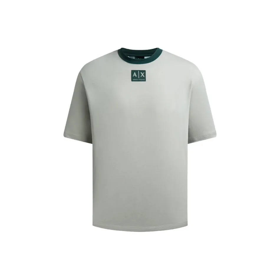 ARMANI EXCHANGEAE SS23 T Рубашка Мужская Зеленая