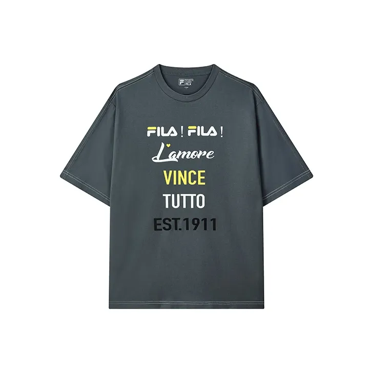 FILA T Shirt Men's Wild Cloth Gray