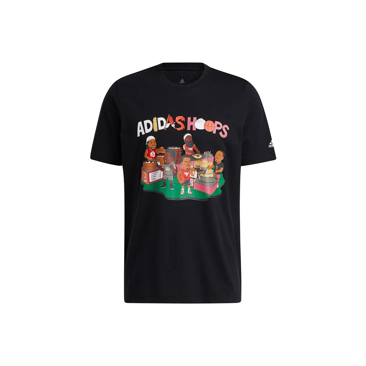 Adidas Мужские черные футболки