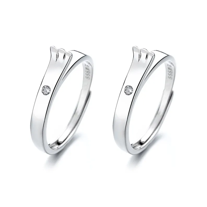 OWNCOOL S999 Fine Silver Ring Pair Unisex