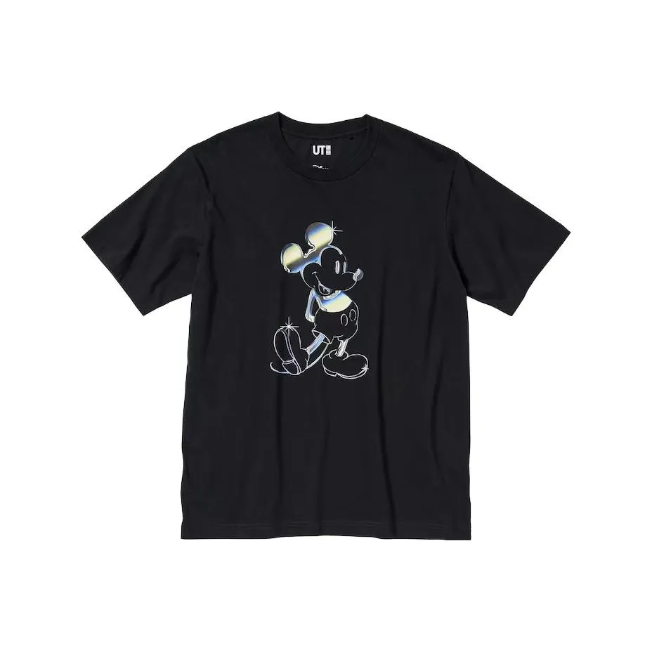 Disney X UNIQLO X Disney Co branded SS23 T Shirts Unisex Black