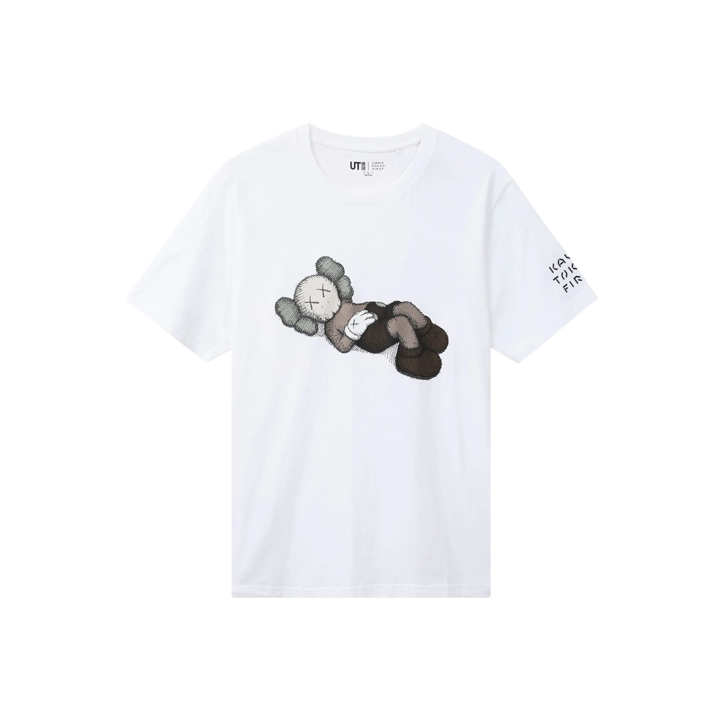 UNIQLO Белая унисекс футболка