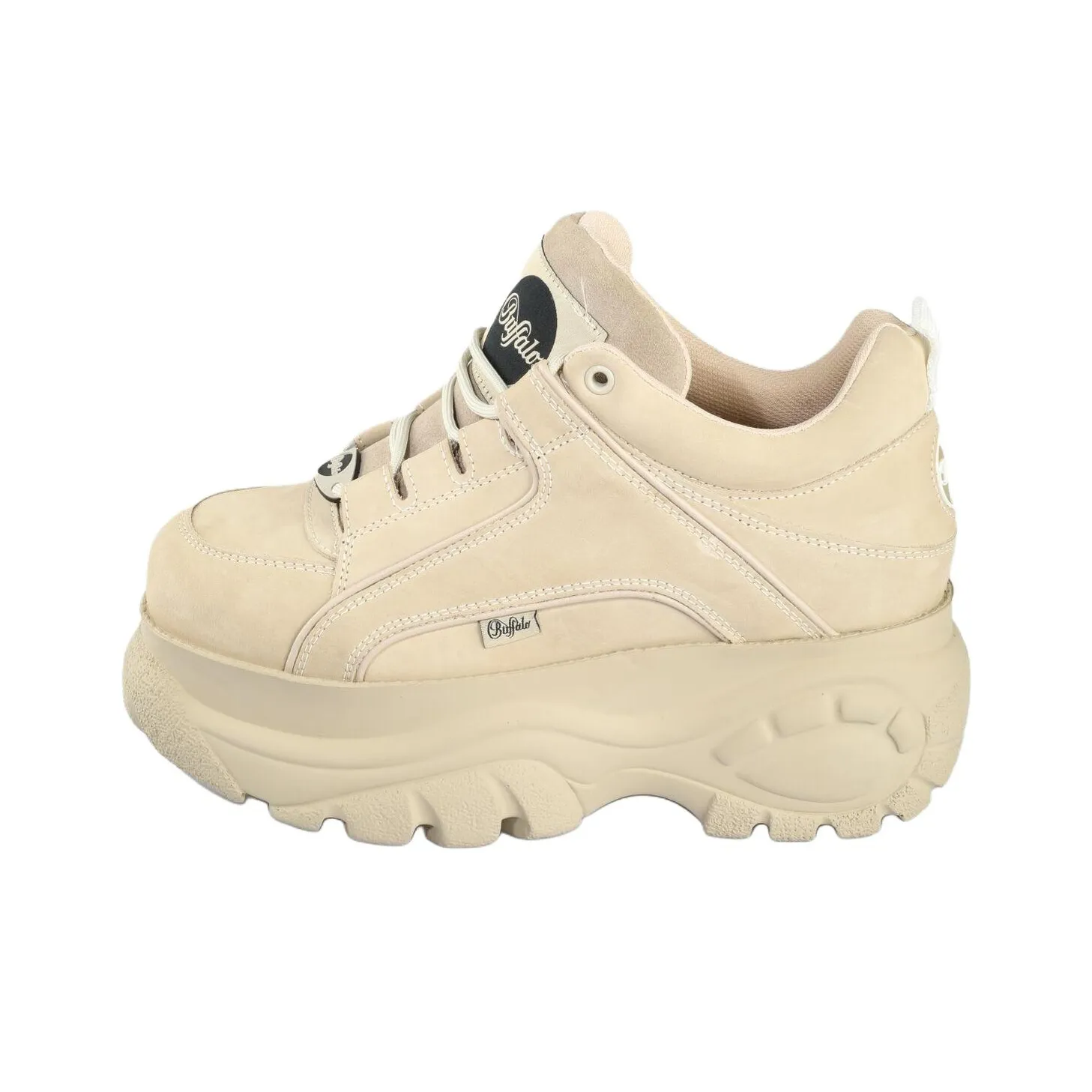 Buffalo Низкий топ устойчивый к истиранию низкий кэжуал женский бежевый