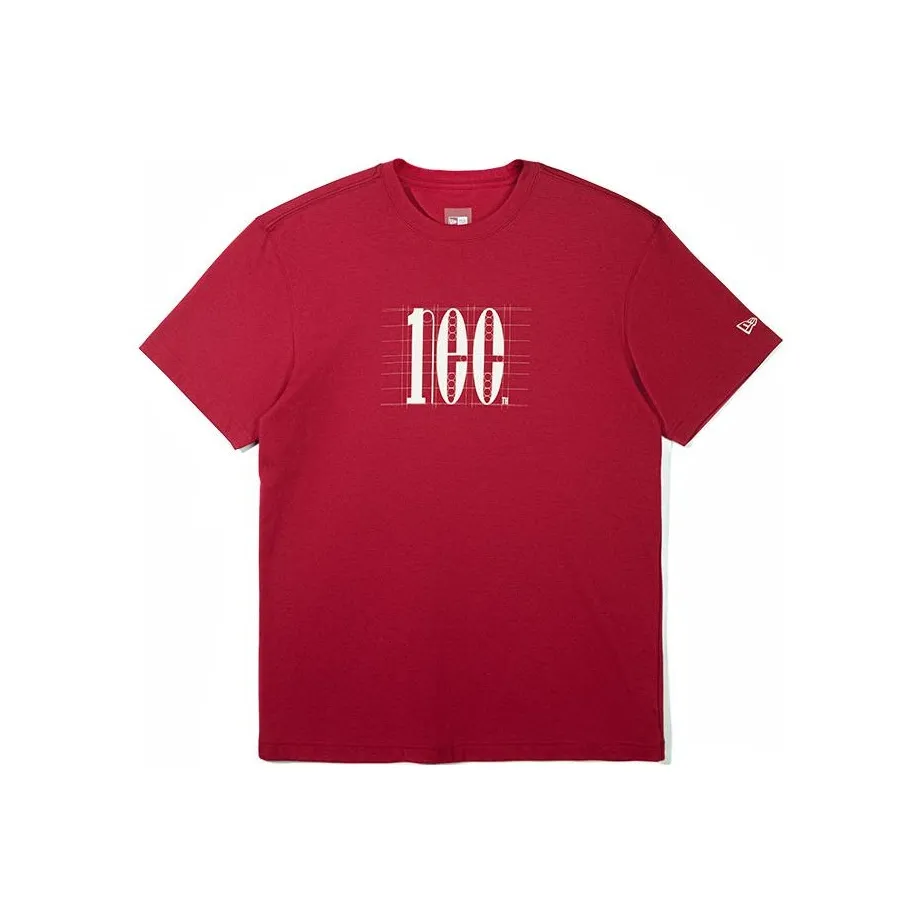 New Era Красный Унисекс Футболка