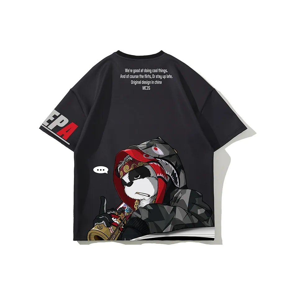 SANSYAS Черная унисекс футболка