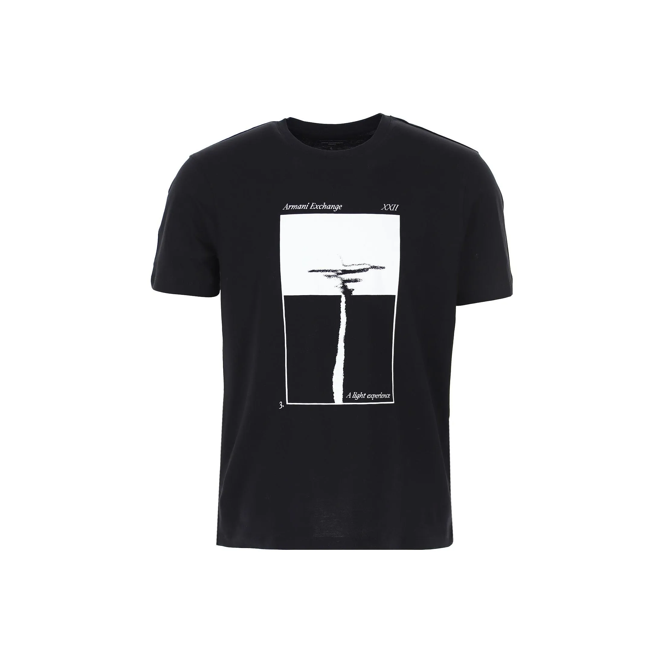 EMPORIO ARMANI Мужские черные футболки