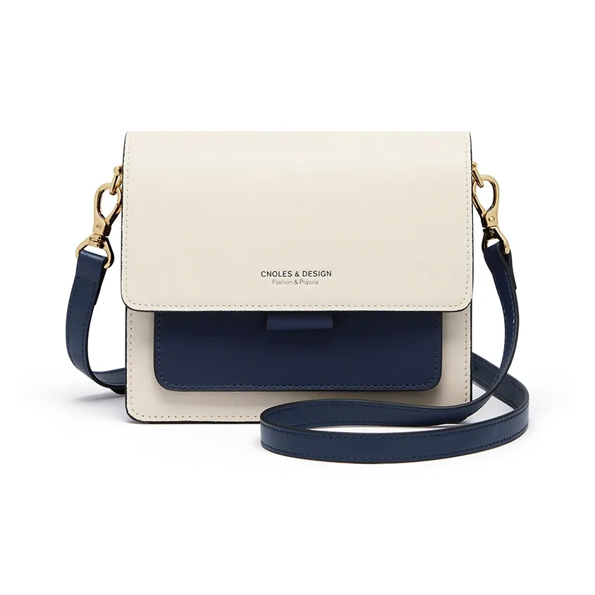 CNOLES Cow Leather Crossbody Bags Shoulder Bags Women's Multicolor