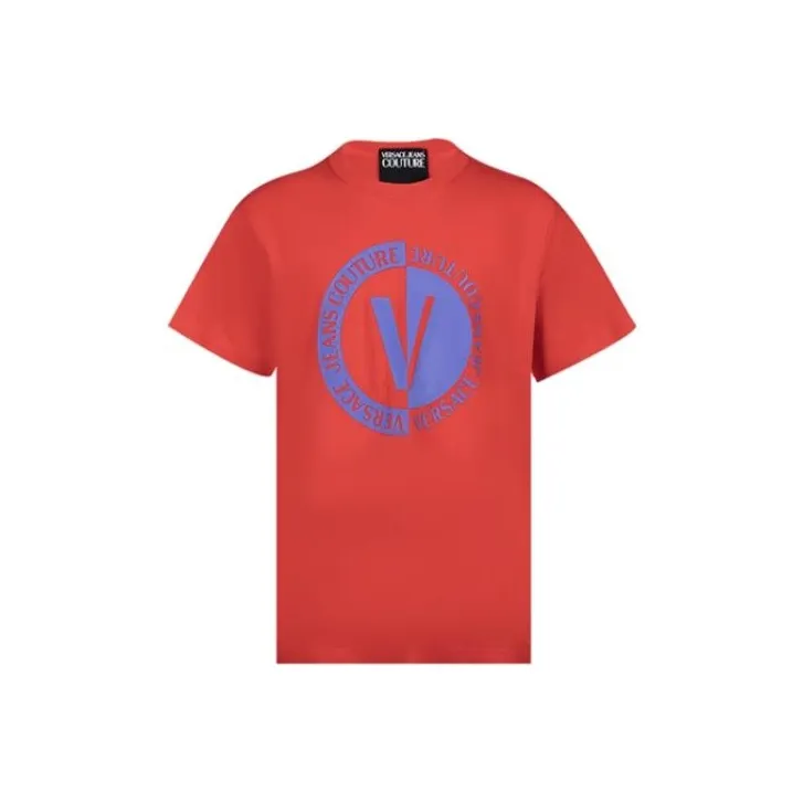 VERSACE JEANS COUTURE T Shirts Men's Red