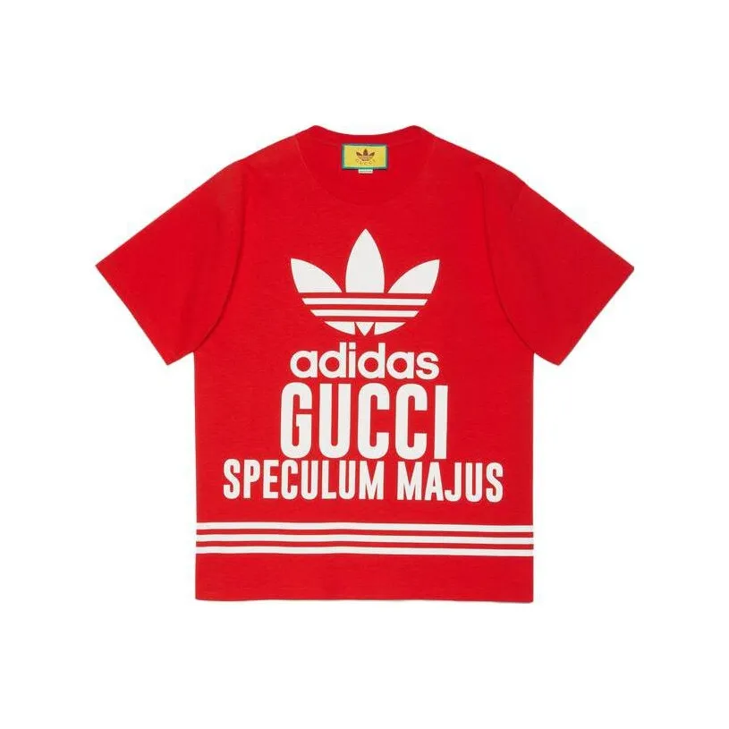 GUCCI x Adidas SS23 T Shirt Men's Red