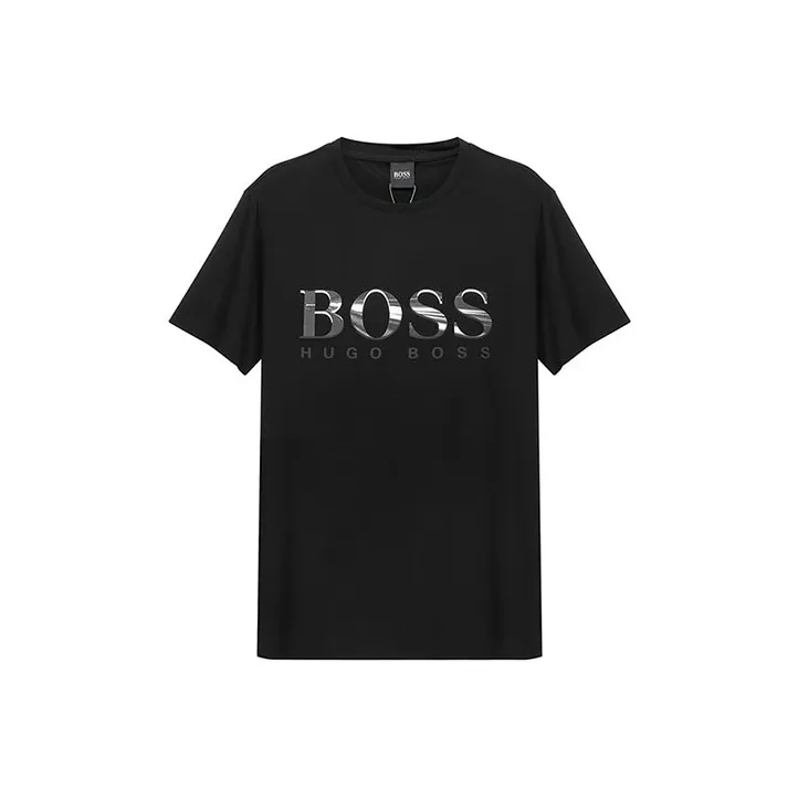 HUGO BOSS T Shirts Tall Men Black