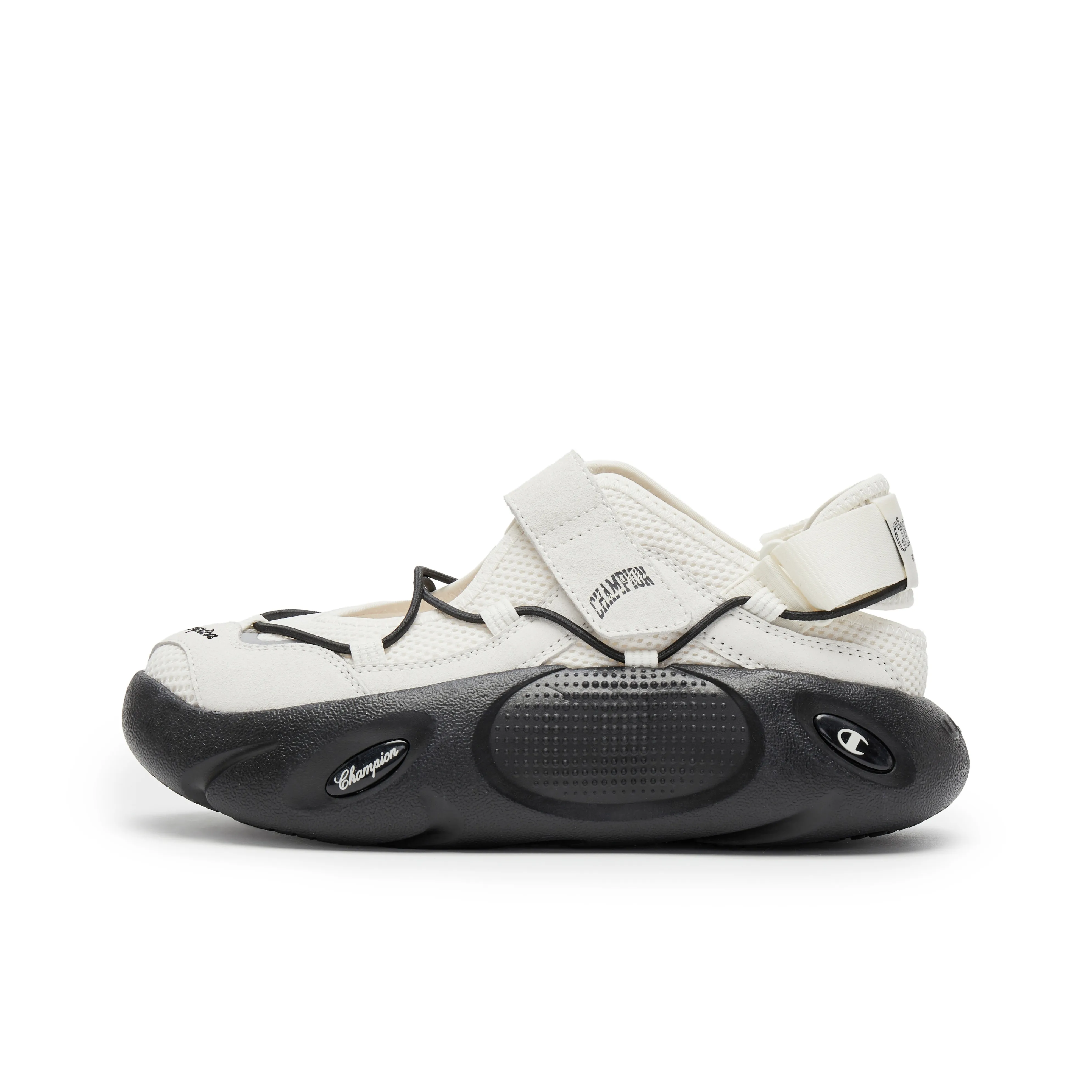 Champion Xiao Long Bao Mary Jane Strap Sandals Women's Milk White Black