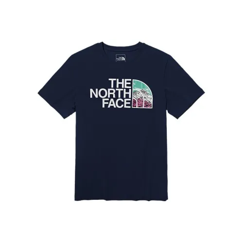 The North Face City Outdoor Collection Синяя Унисекс Футболка