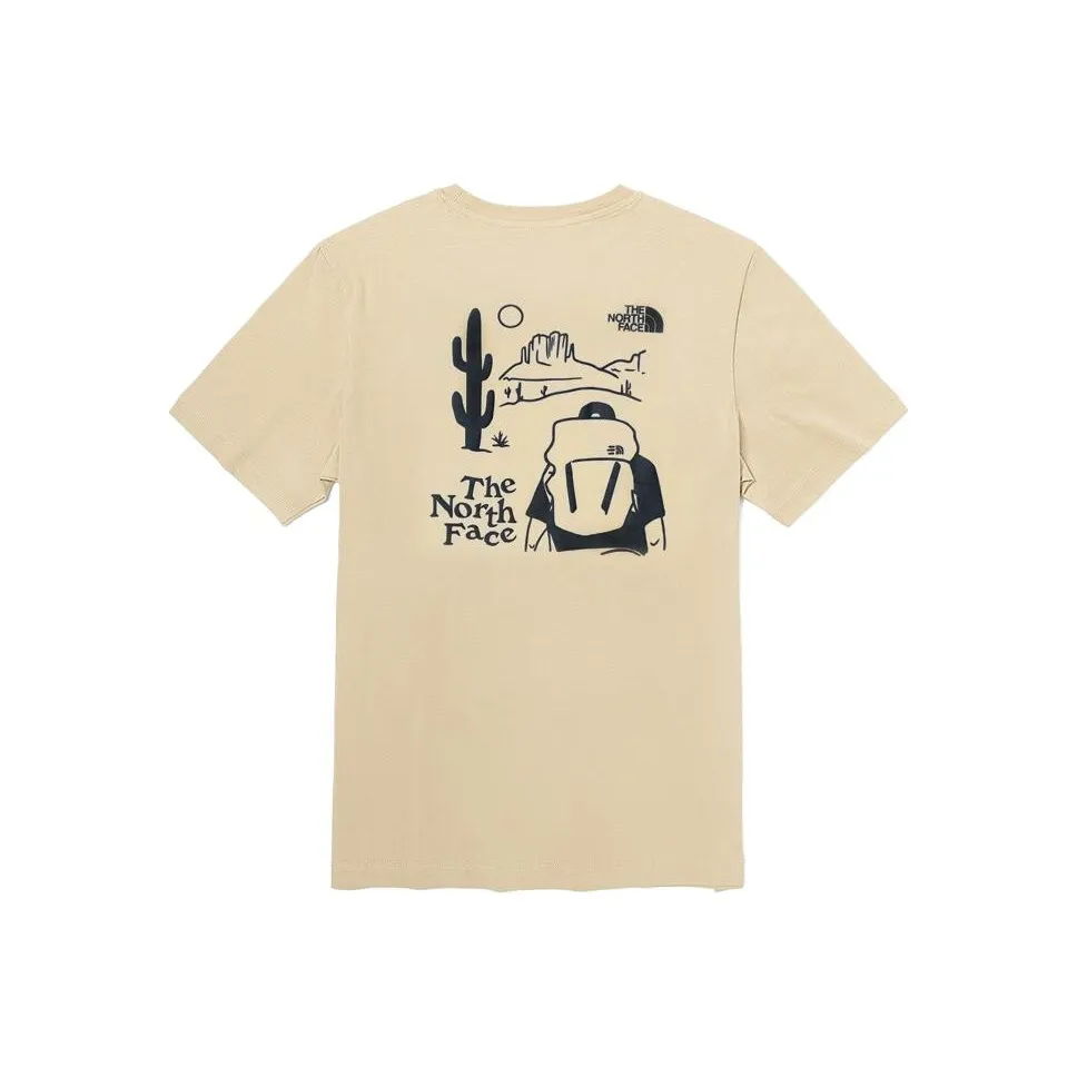 THE NORTH FACE Set in Sleeve T Shirt Unisex Khaki