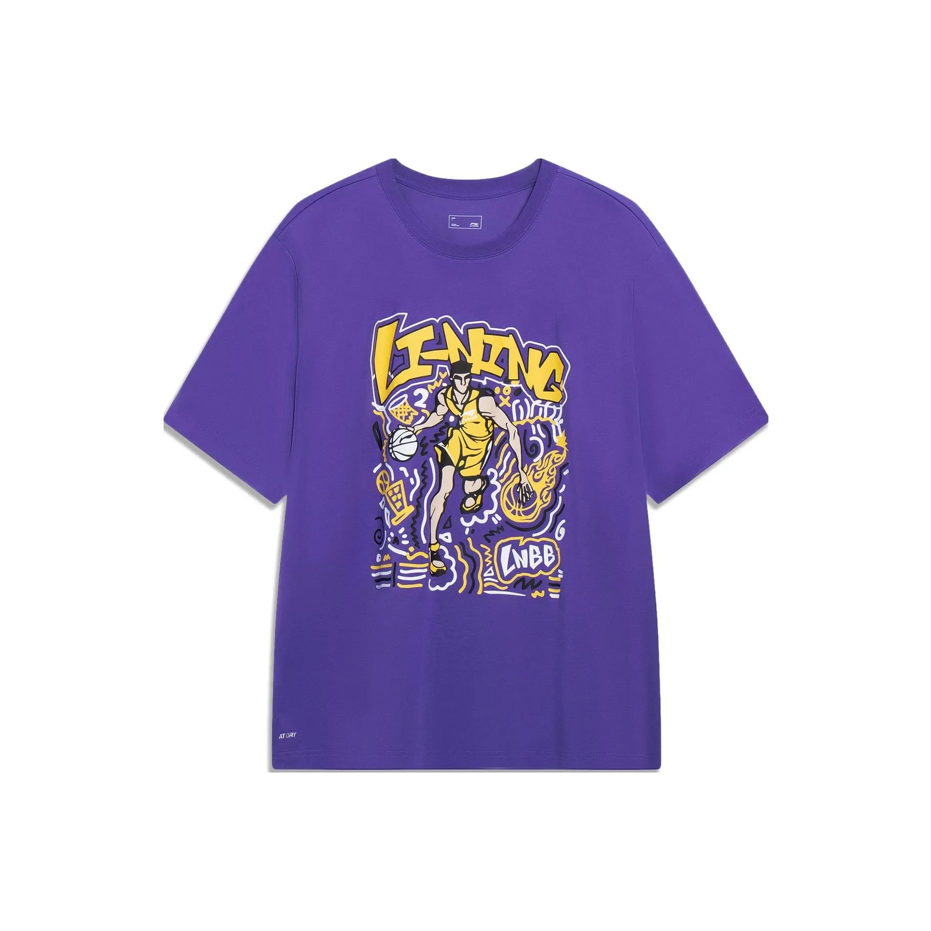 LiNing Sports Fashion Collection T Shirt Men's Freedom Purple