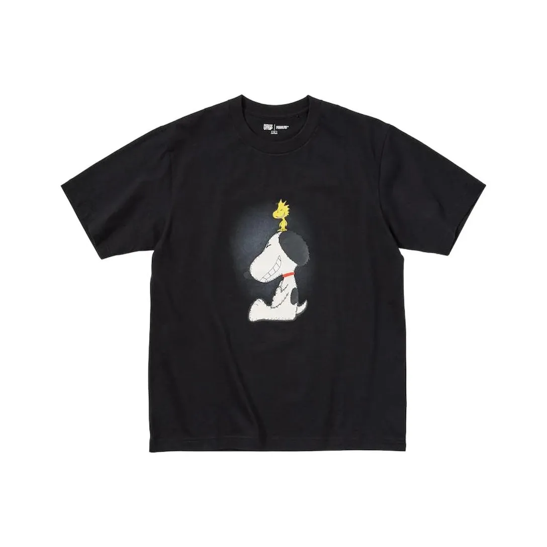 UNIQLO X PEANUTS T-Shirt Унисекс Черный