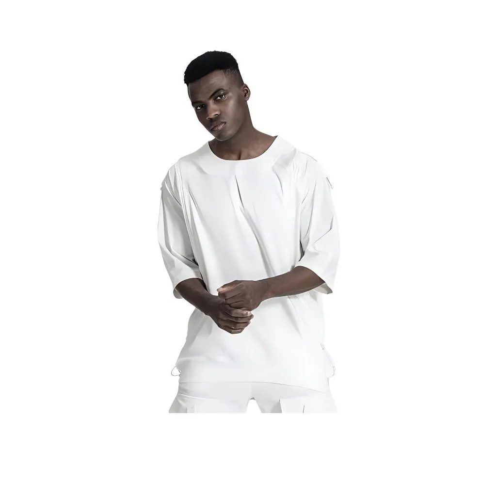 NORVINCY Удобный Moisture wicking Дышащий Значок Ласточкин хвост 100% хлопок T Рубашка Мужская