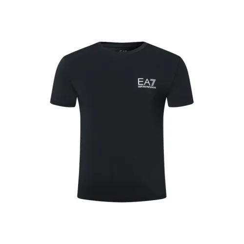 EMPORIO ARMANI EA7 Черные Мужские Рубашки